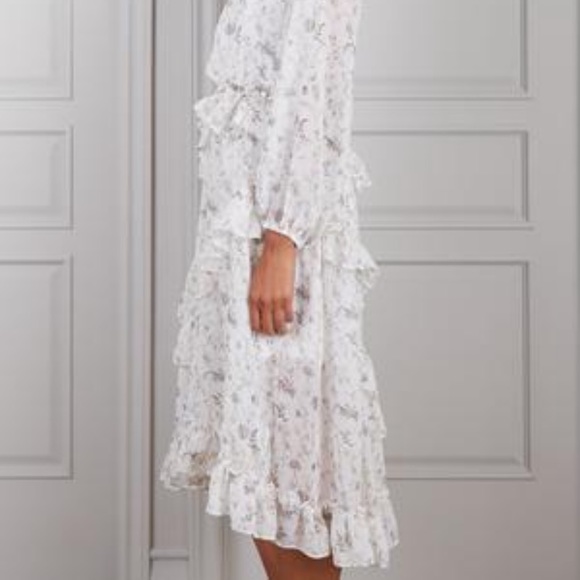 Senlis alexis tiered midi dress - Picture 4 of 12